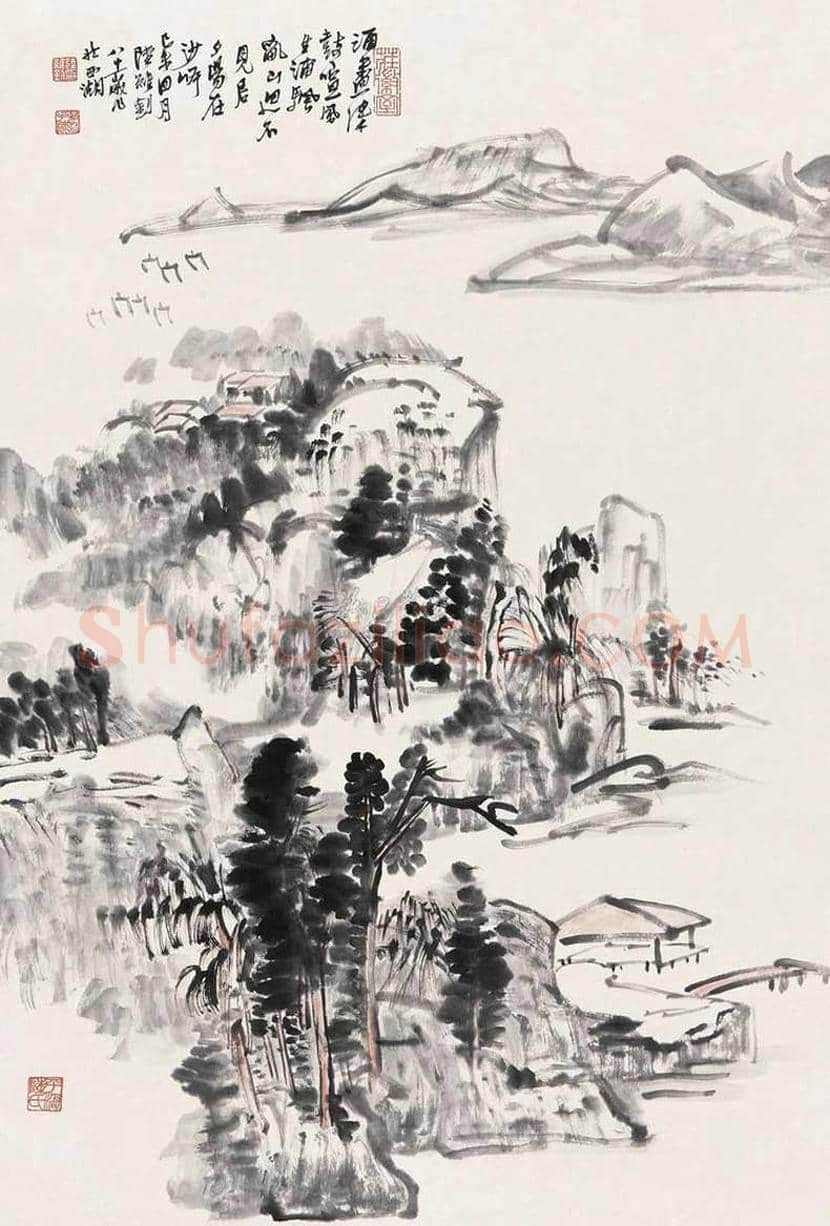 陆维钊国画作品欣赏 | 书画知识