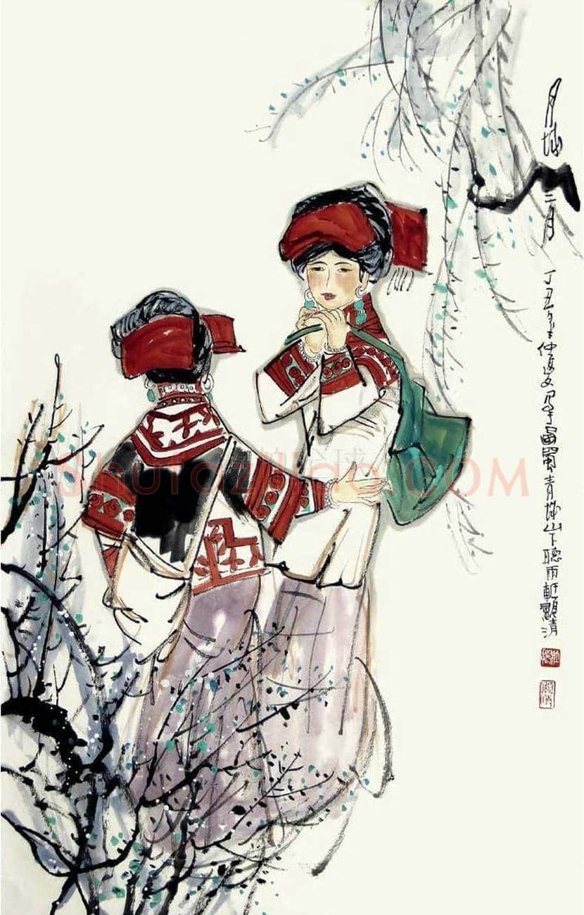 杜显清人物画作品欣赏 | 书画常识