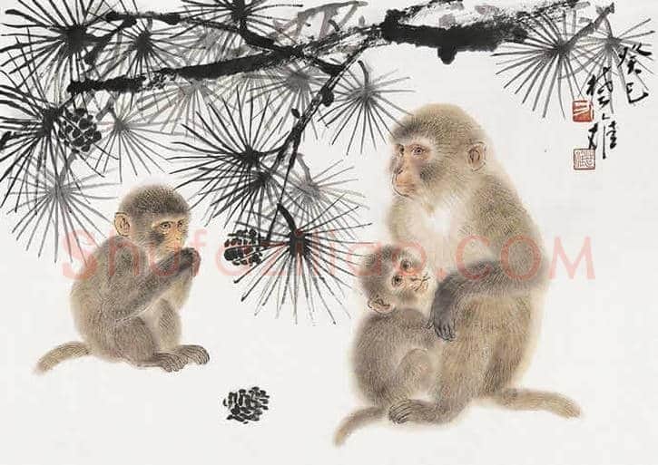 方楚雄工笔动物欣赏,很有乡土气息 | 书画资料