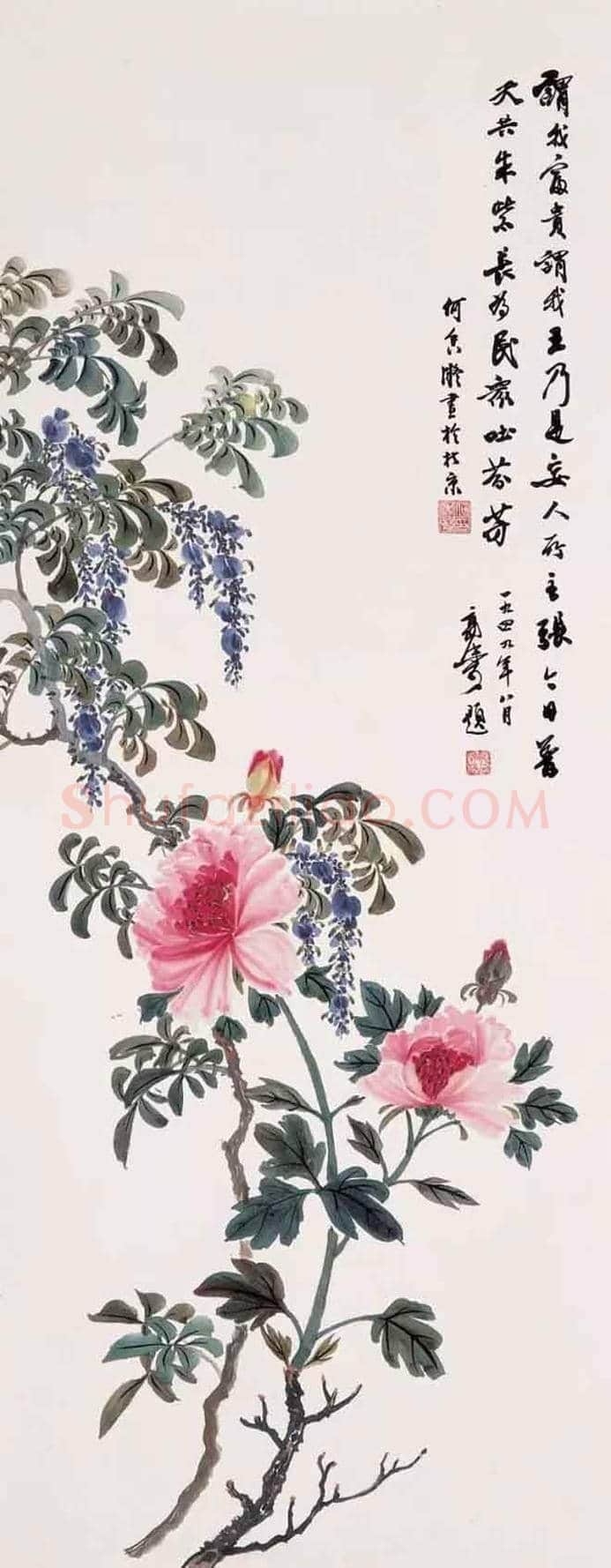 一代女杰何香凝作品欣赏 | 书画知识