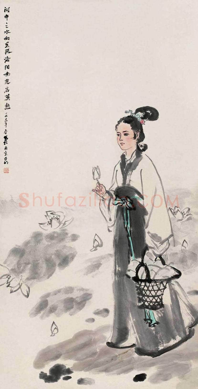 亚明人物画作品欣赏 | 书画知识