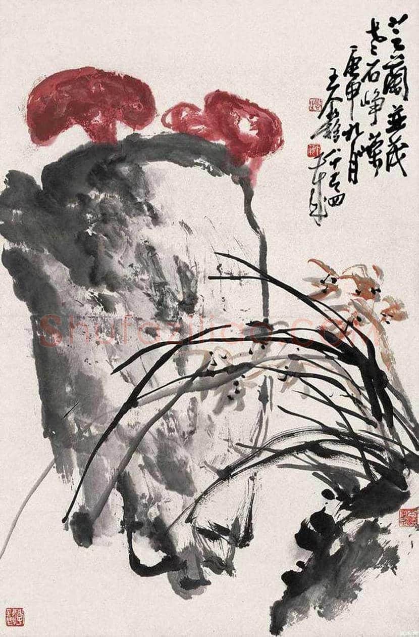 王个簃花鸟画作品欣赏 | 书画文摘