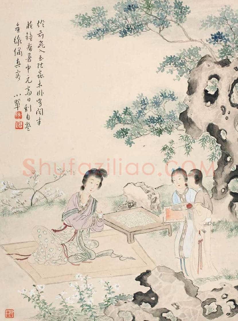 陈小翠人物作品欣赏 | 书画科普