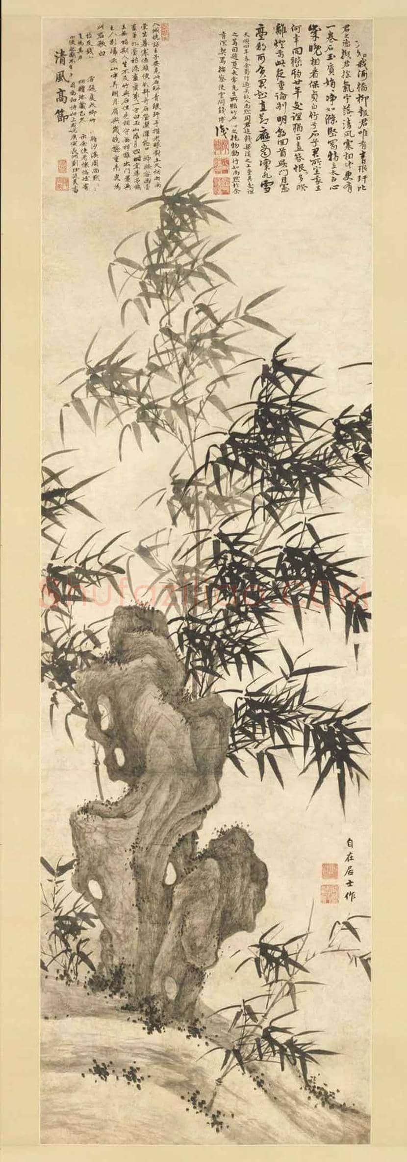 夏昶墨竹作品欣赏及拍卖价格 | 书画百科