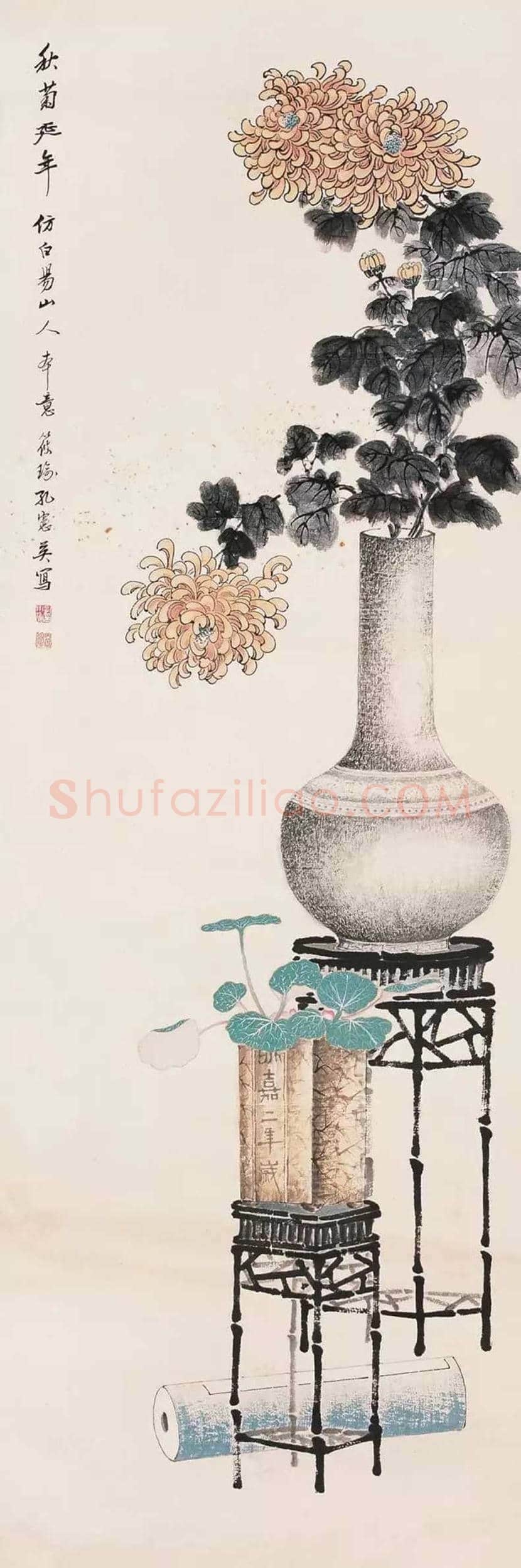 孔小瑜博古画欣赏 | 书画百科