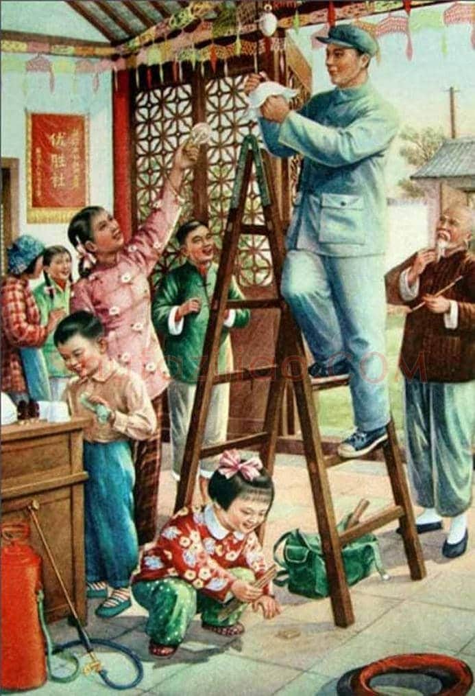 新中国年画上的工农兵形象 | 书画常识