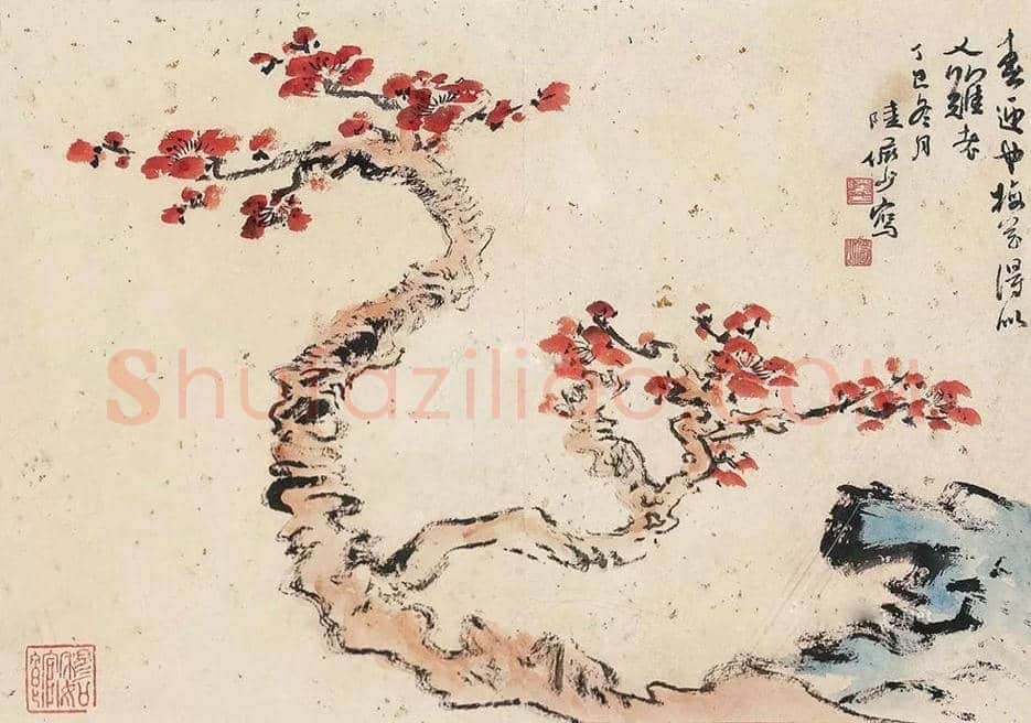 陆俨少梅花作品欣赏 | 书画知识