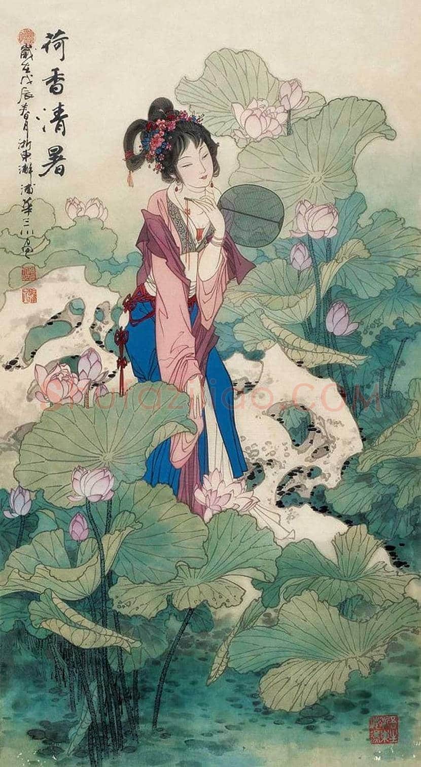 华三川工笔仕女作品欣赏 | 书画科普