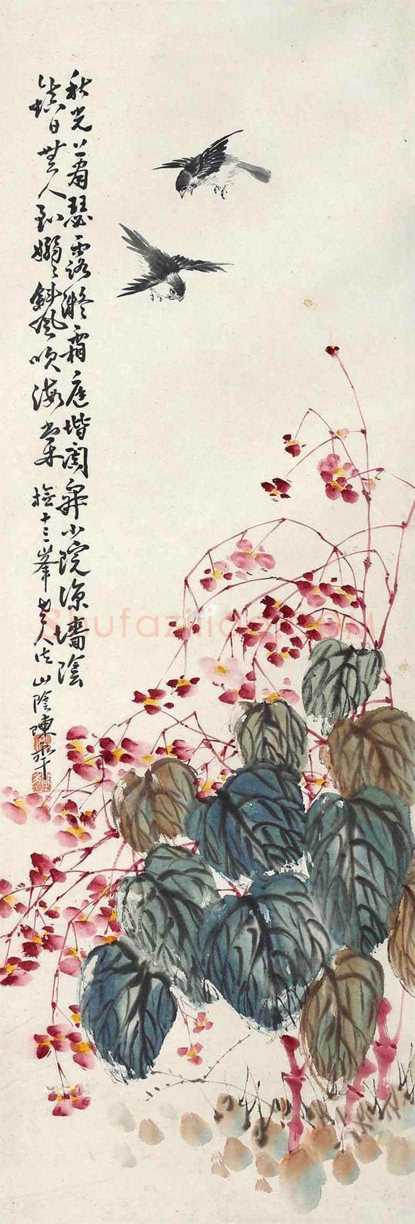 陈半丁花鸟作品欣赏 | 书画文摘