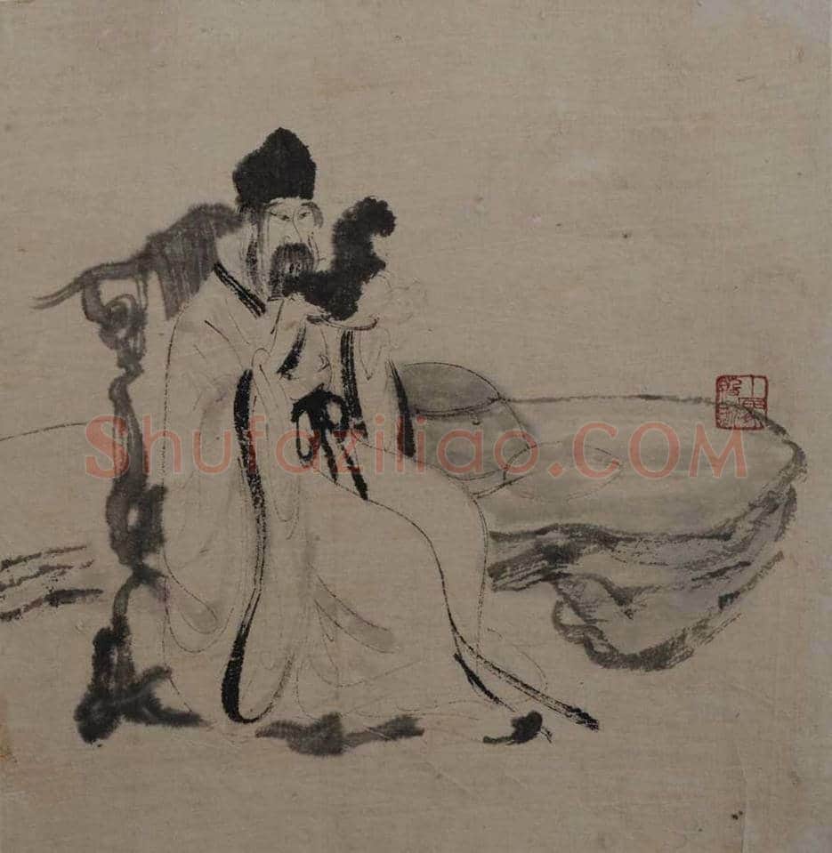 傅抱石《人物册页》图赏 | 著名国画欣赏