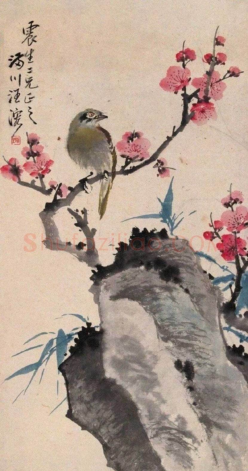 汪慎生花鸟画作品欣赏 | 书画常识