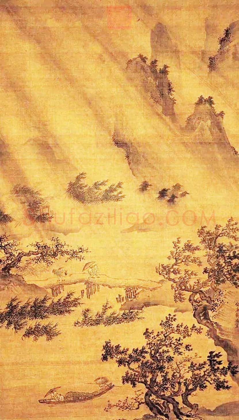 苏显祖《风雨归舟图》欣赏 | 书画文摘