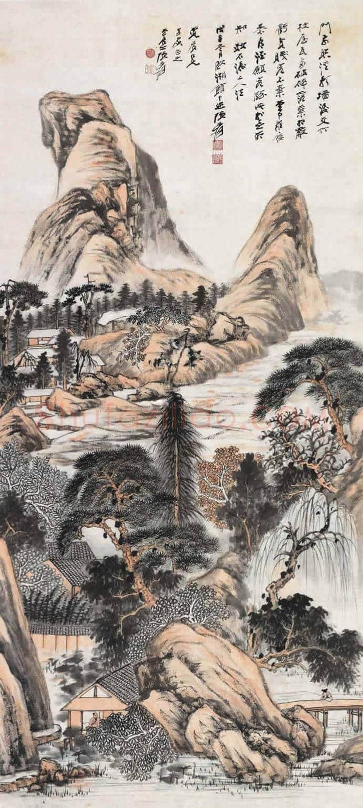 张大千仿石涛作品到底值多少钱？ | 书画文摘
