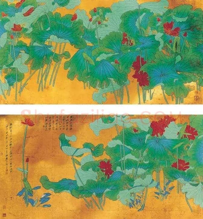 国画大师张大千的百荷图欣赏！ | 书画文摘