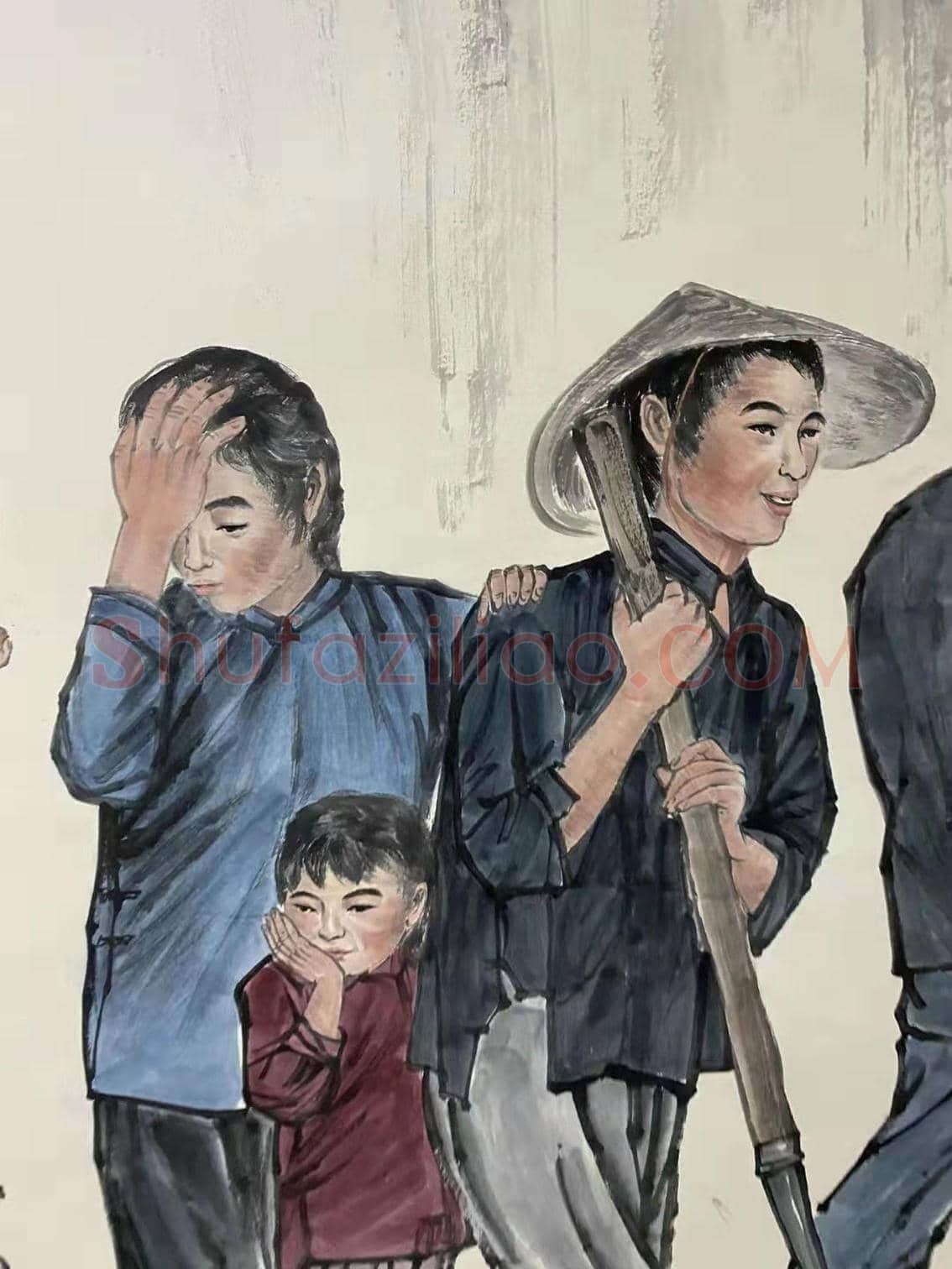 《流民图草稿》,蒋兆和艺术研究的新发新! | 国画赏析