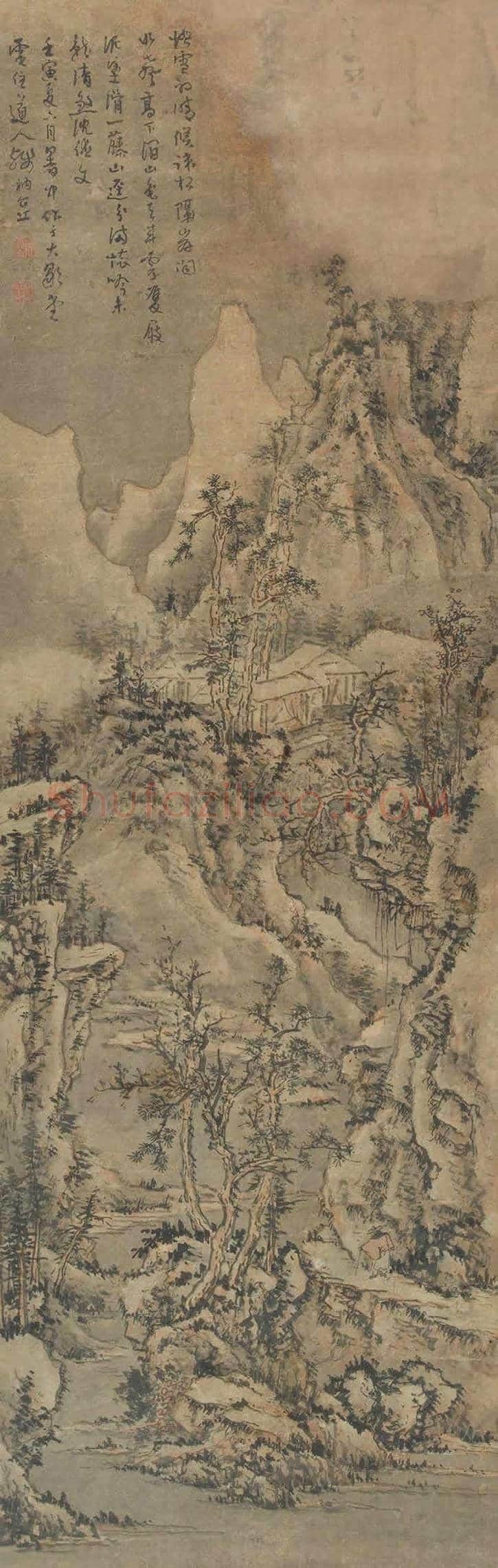 清初四僧：髡残作品拍卖价格前10幅作品 | 书画知识