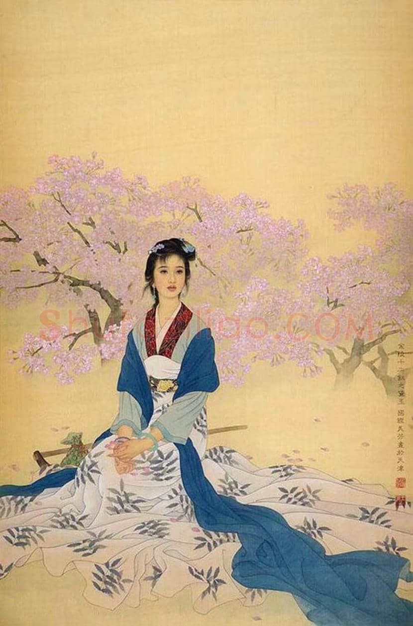赵国经、王美芳工笔人物《金陵十二钗》欣赏 | 书画科普