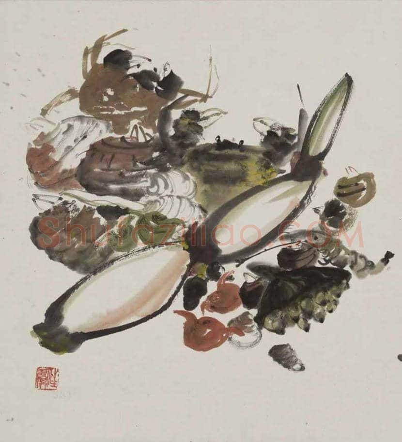汪曾祺书画作品欣赏 | 书画文摘