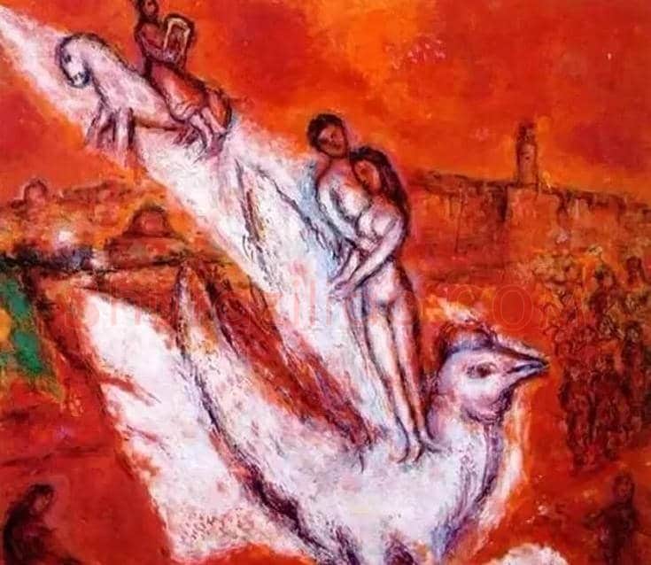 夏加尔绘画作品欣赏 | 书画知识