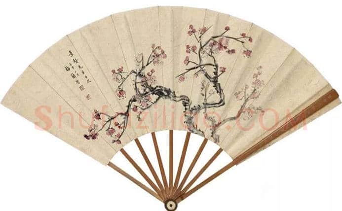 梅兰芳花鸟扇面欣赏,清丽秀雅! | 书画百科
