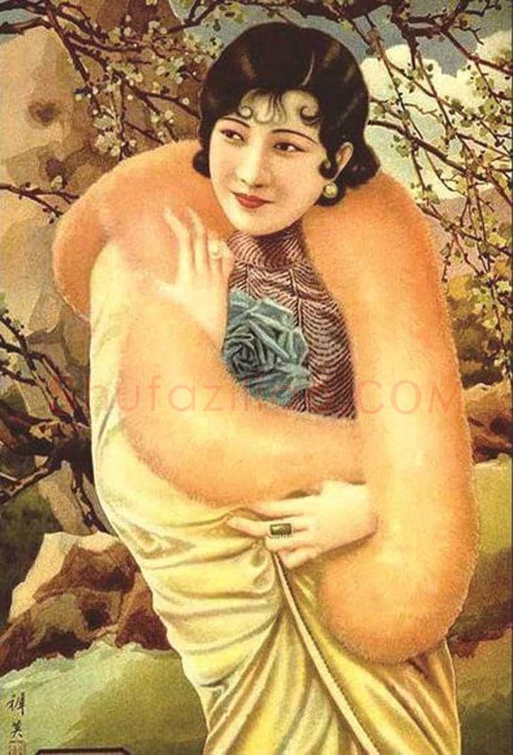 老上海月份牌的画法 | 书画资料