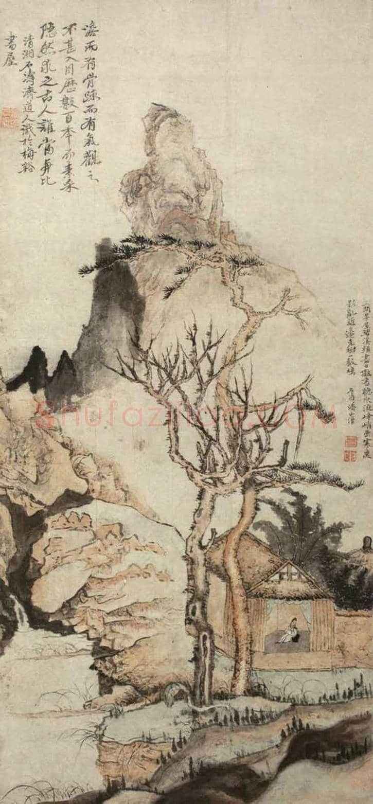 石涛山水画精品欣赏 | 书画常识