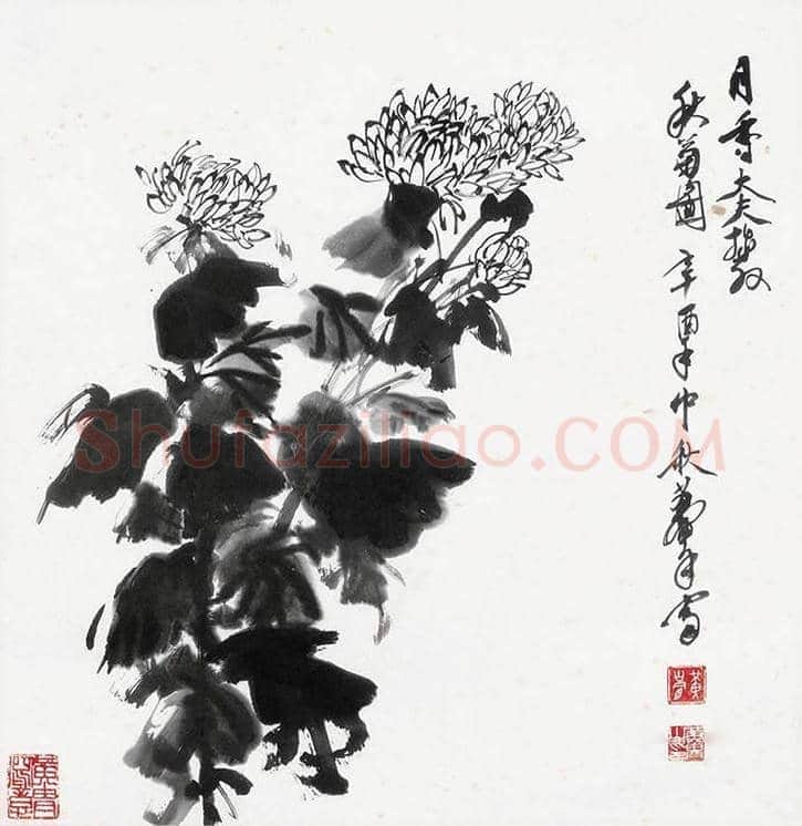 黄胄花卉作品，极少见！ | 书画文摘