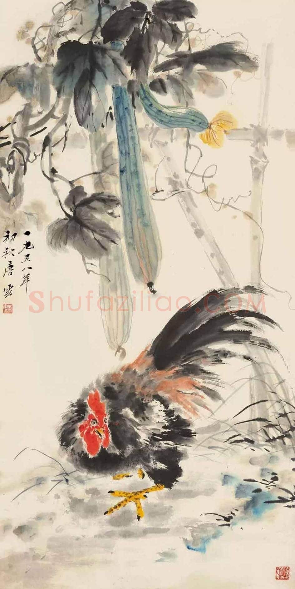 名家笔下的大吉图欣赏 | 书画资料