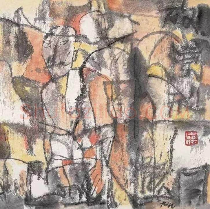 卢沉水墨人物画作品欣赏 | 书画资料