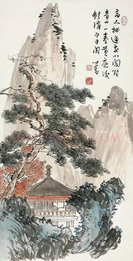 溥心畬画作欣赏 | 书画科普