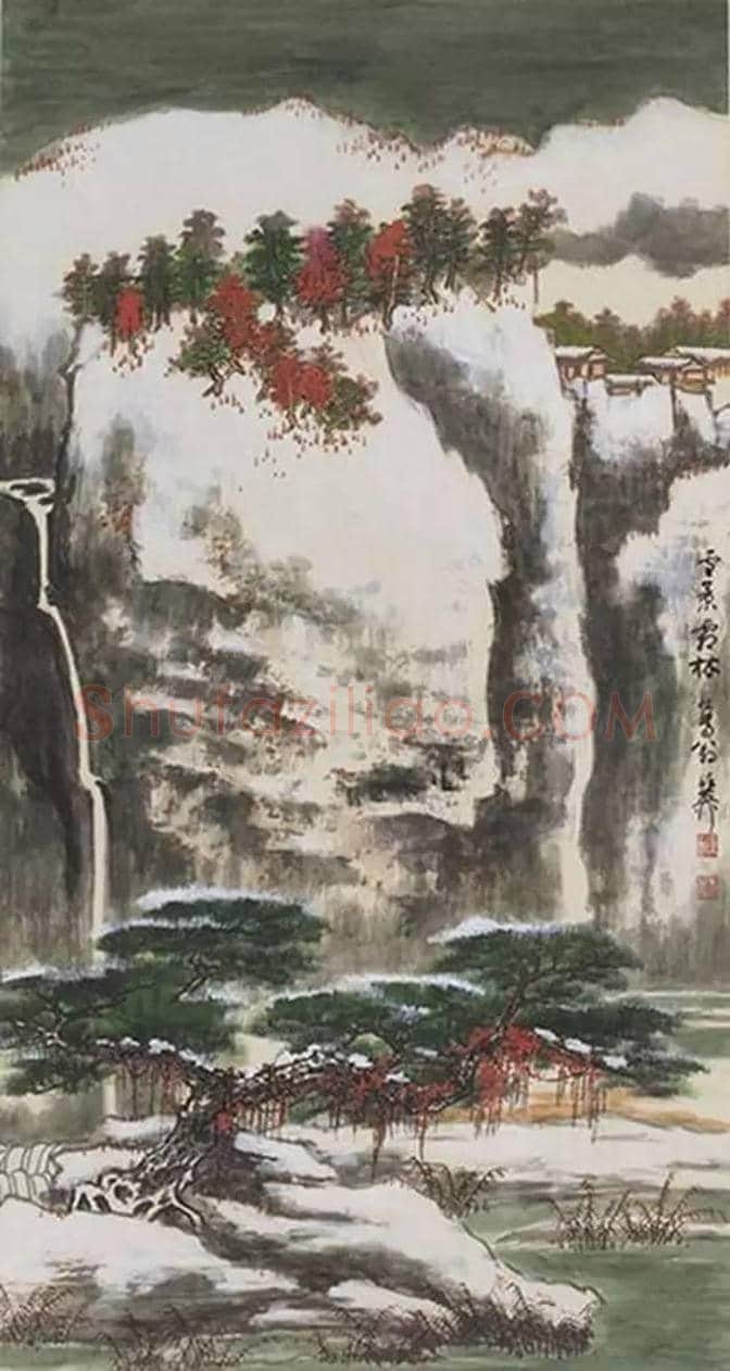 谢稚柳的泼彩作品欣赏 | 书画常识