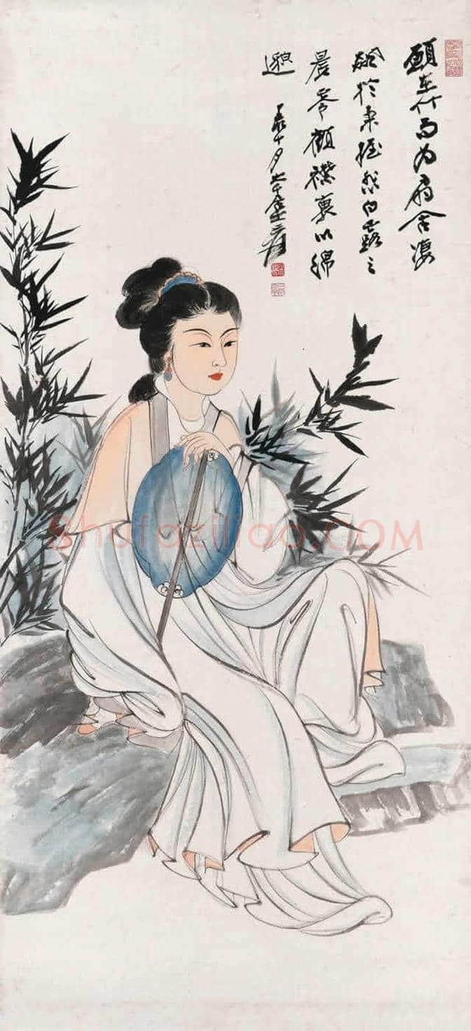 画坛巨匠张大千:创作数百幅《仕女图》 | 书画常识