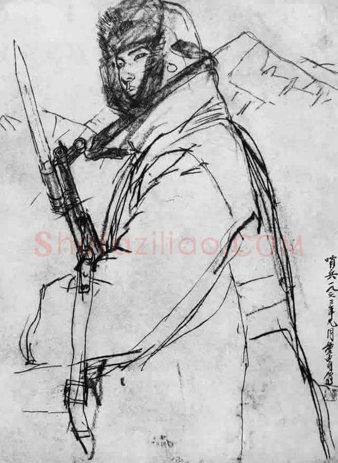欣赏黄胄速写手稿100张！ | 书画学堂