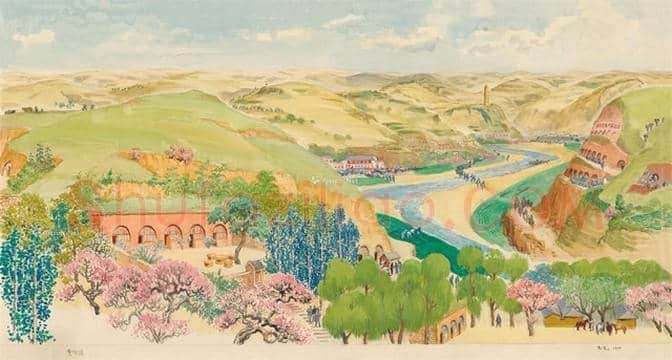 中央美院院长古元水彩画欣赏 | 书画知识