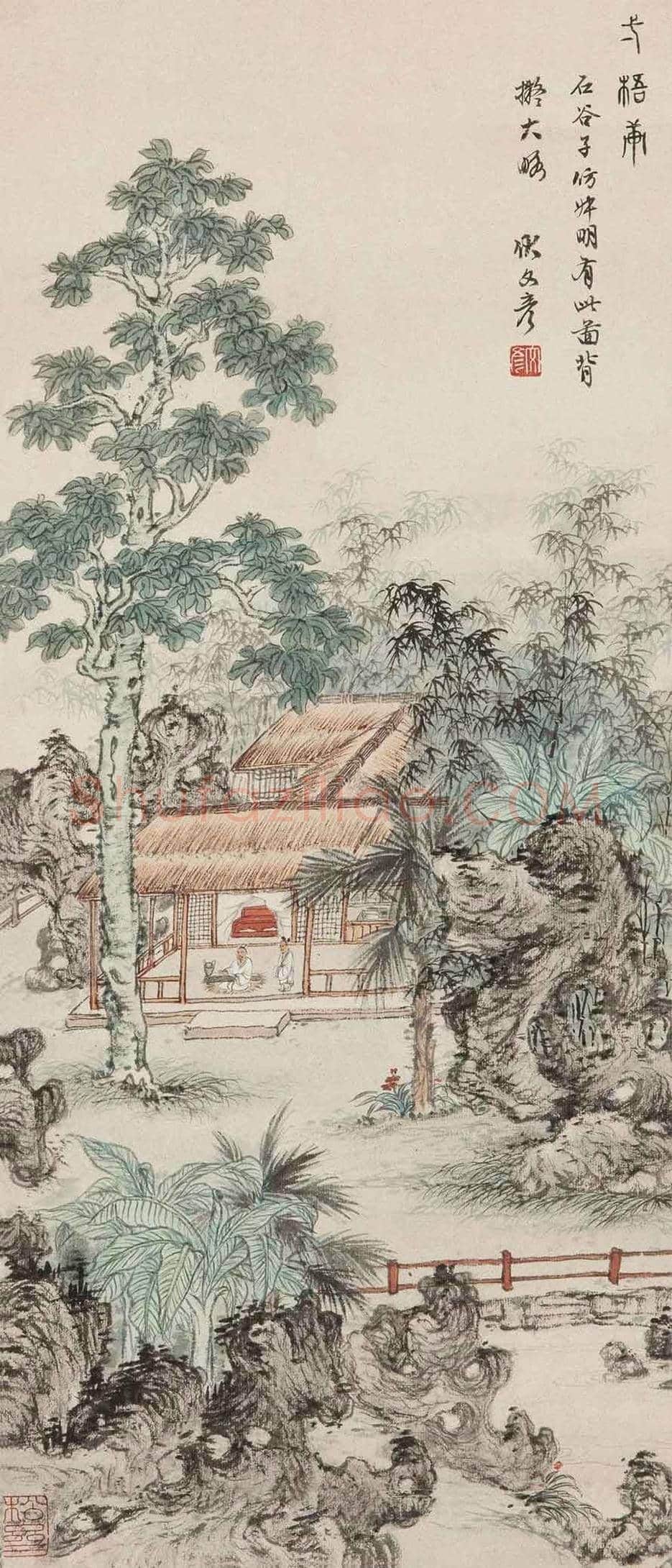 伏文彦山水画作品欣赏 | 书画讲解