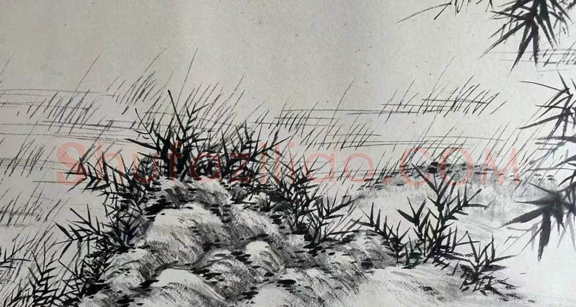 稀世极品——启功《荷塘清趣》 | 国画赏析
