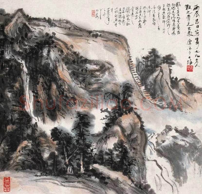 王康乐山水画作品欣赏 | 书画常识