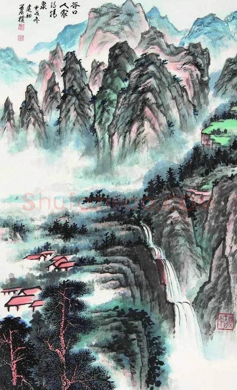 萧建初作品欣赏 | 书画学堂