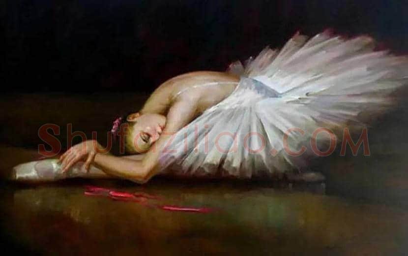 凯文·雷画中的舞女，体现一种静谧的美！ | 书画文摘