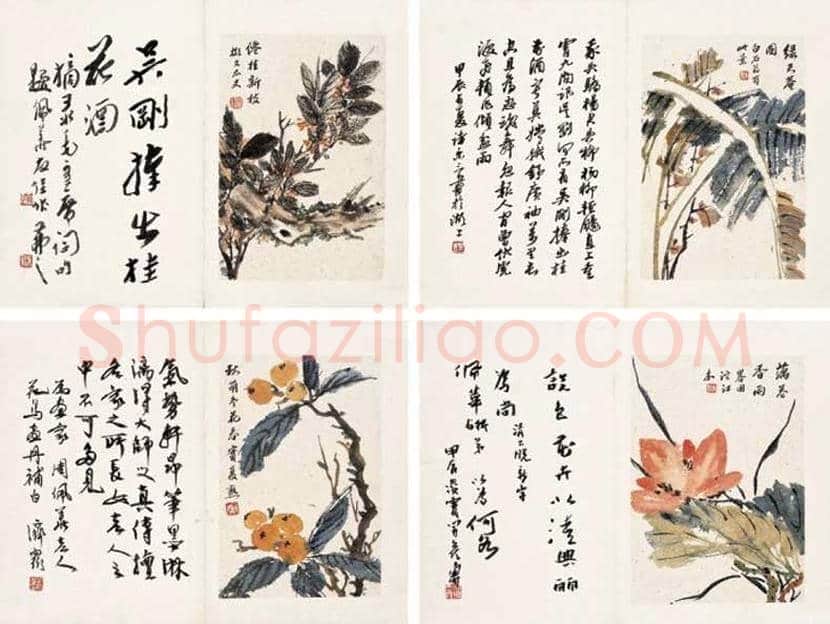 诸乐三国画作品欣赏 | 书画百科