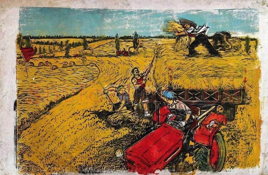 赖少其版画作品欣赏 | 书画百科