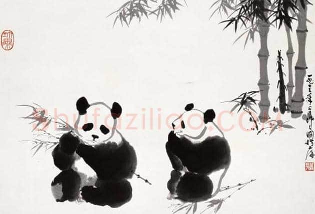 吴作人的熊猫图欣赏 | 书画科普