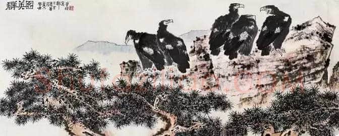 齐白石、李苦禅师徒二人画鹰，各有千秋！ | 书画资料