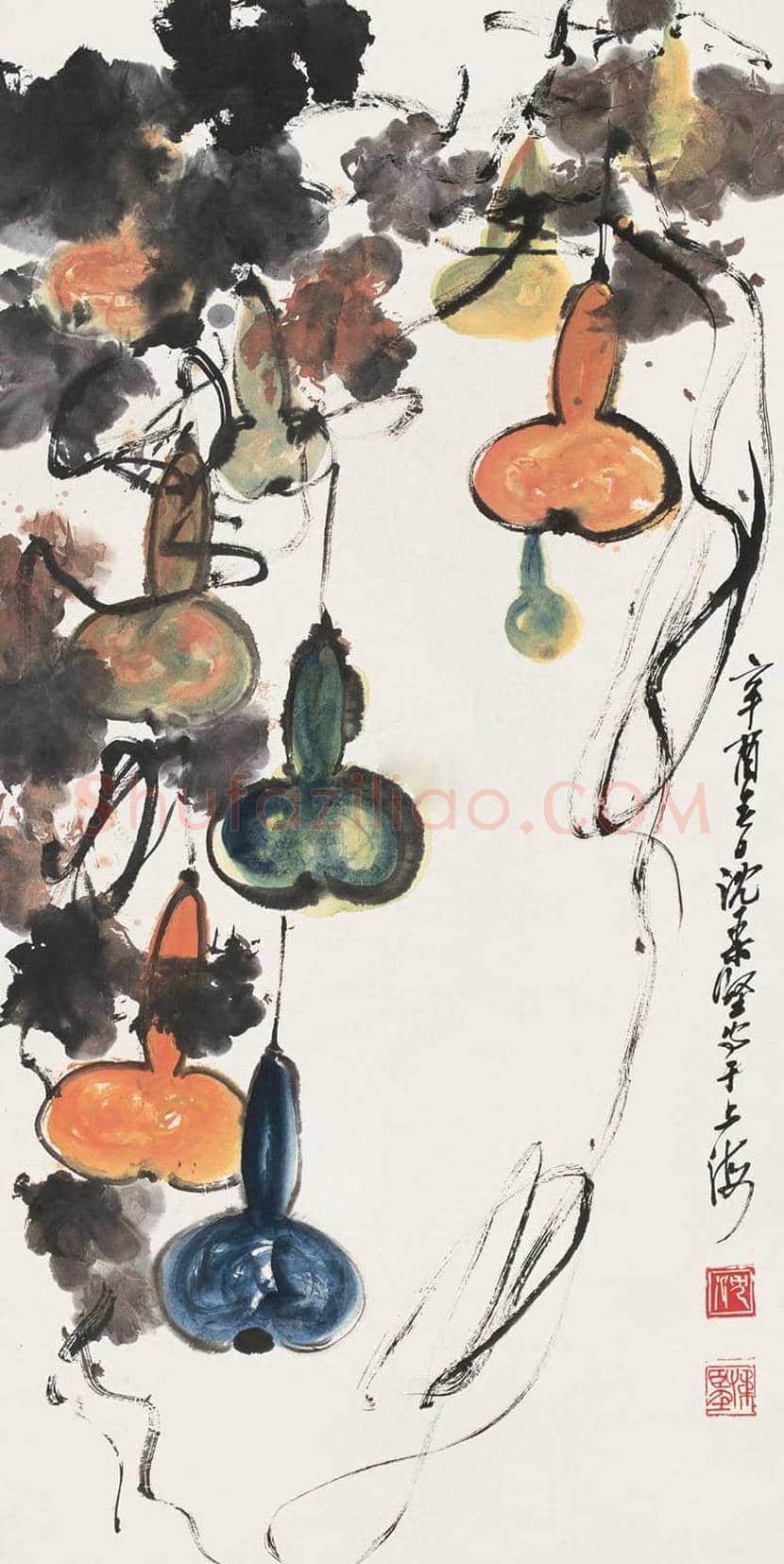 沈柔坚花鸟画作品欣赏 | 书画科普