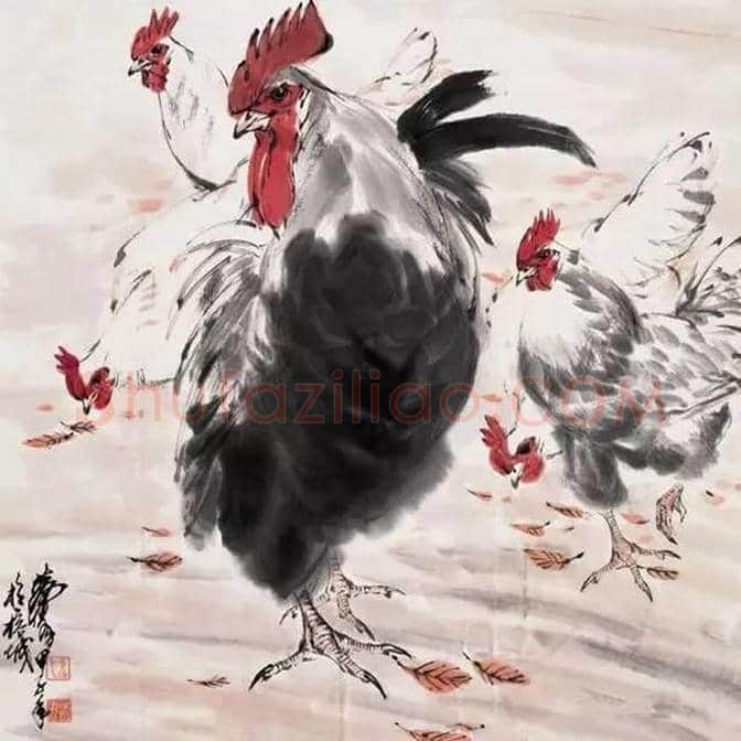 黄胄笔下的鸡也同样精彩 | 书画百科