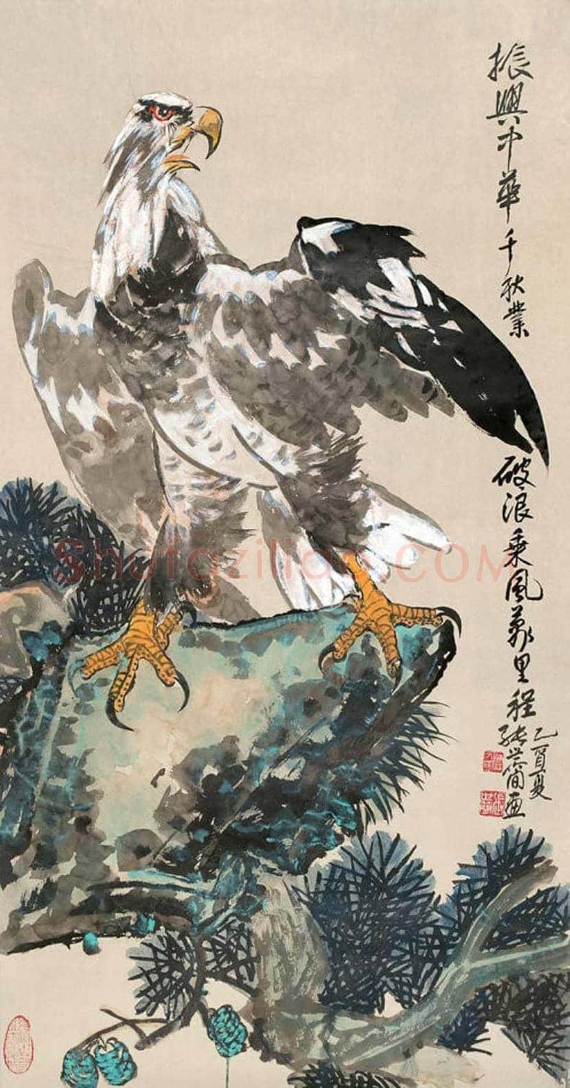 张世简花鸟画作品欣赏 | 书画学堂