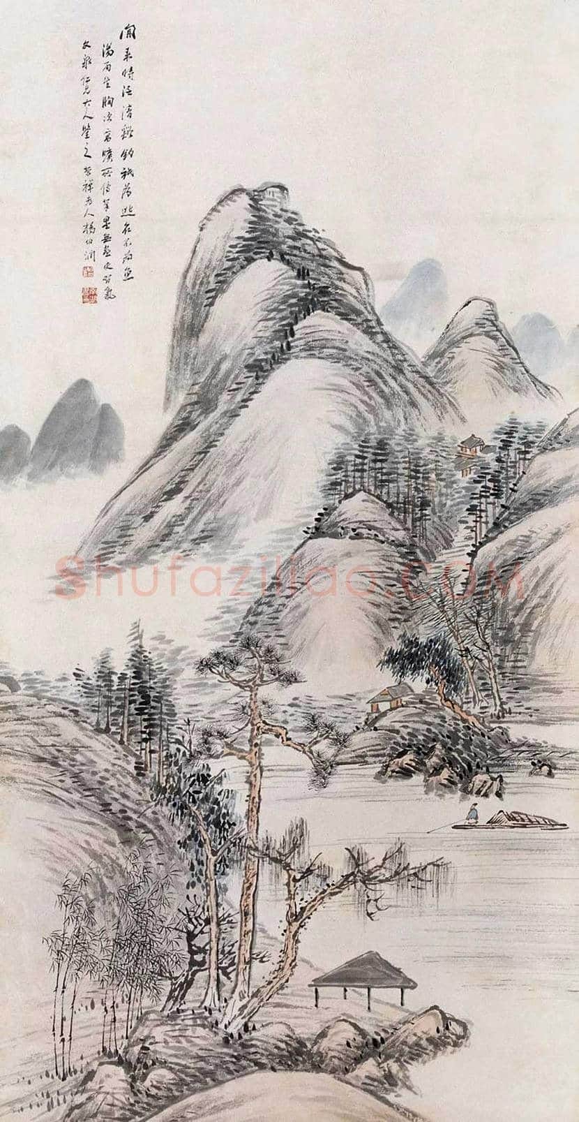 杨伯润山水画欣赏 | 书画知识