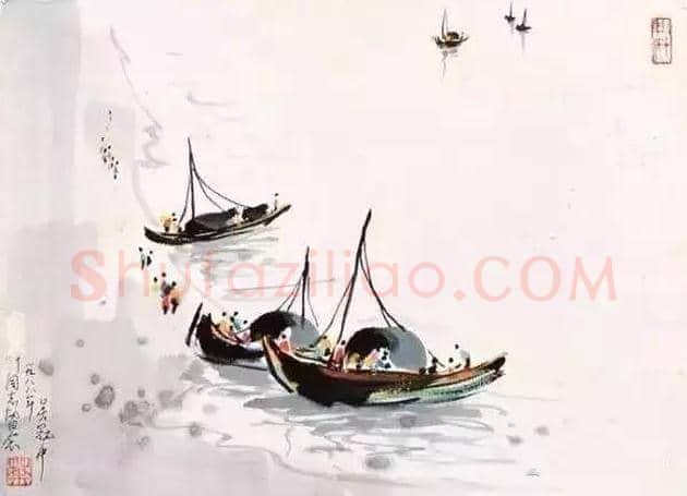 吴冠中笔下的船，充满着诗情画意 | 书画百科