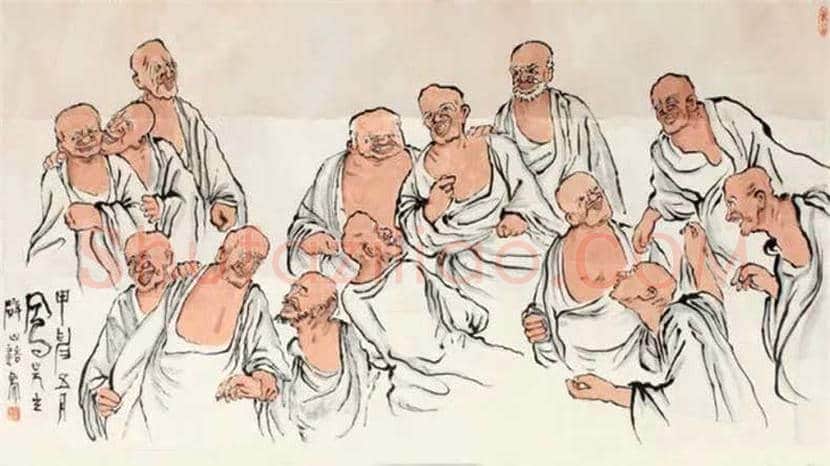 吕凤子人物画作品欣赏 | 书画百科