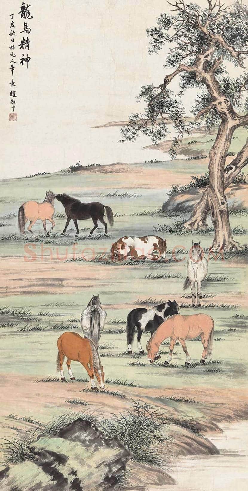 赵敬予作品欣赏，不愧为海派名家！ | 书画科普